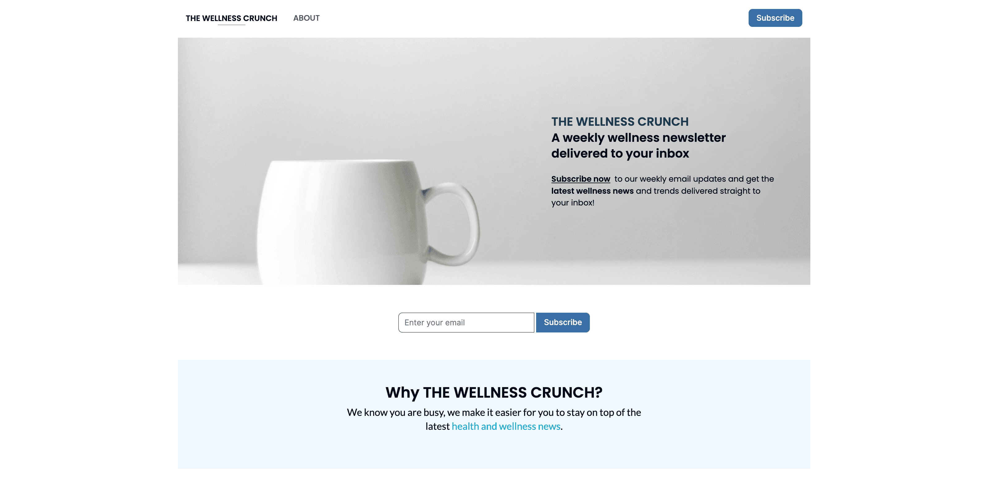 The Wellness Crunch